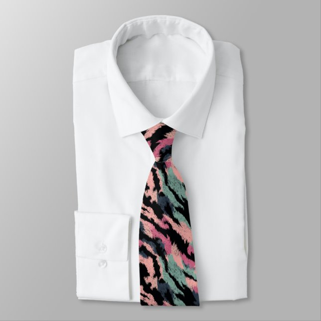 Trendy Gifts For Guys Tiger Skin Krawatte (Gebunden)