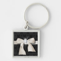 Trendy Girl chic Diamant White Bow