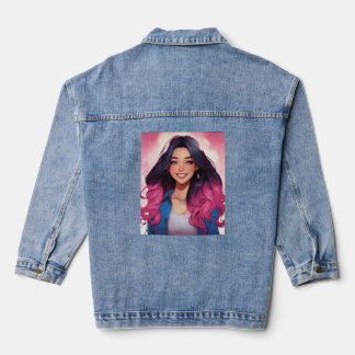 Trendy Girly Denim Jacket Jeansjacke