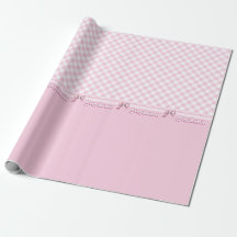 Trendy Girly Pink Kariertes Schachbrettmuster & Bo