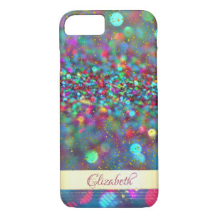 Trendy Glitzer Bokeh Gold Confetti - Personalisier Case-Mate iPhone Hülle