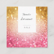 Trendy Glitzer-Juwel-quadratische