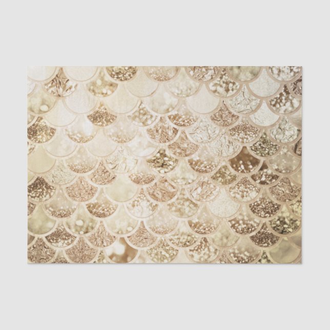 Trendy Gold erröten Ombre Seidenpapier (Vorderseite)