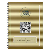 Trendy Gold Waves QR Code Ihr Logo hier