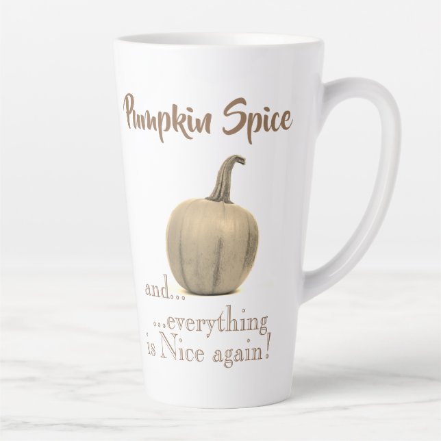 Trendy Golden Pumpkin Gewürz Milchtasse (Rechts)