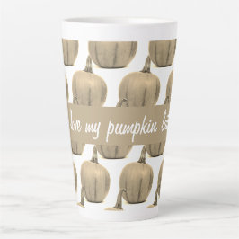 Trendy Golden Pumpkin I Liebe My Milchtasse
