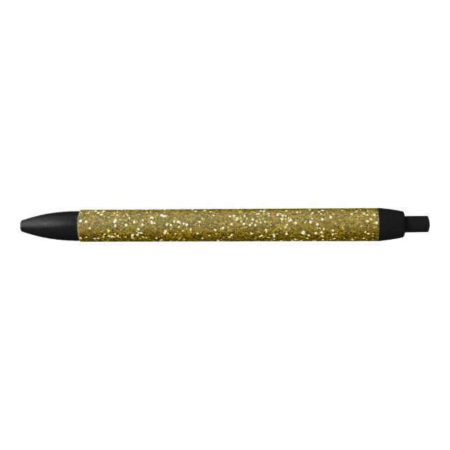 Trendy GoldGlitzer Kugelschreiber (Vorderseite)