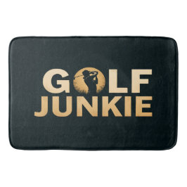 Trendy Golf Junkie Sports Badematte