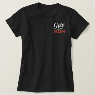 Trendy Golf MAMA Sports Club Besticktes T-Shirt
