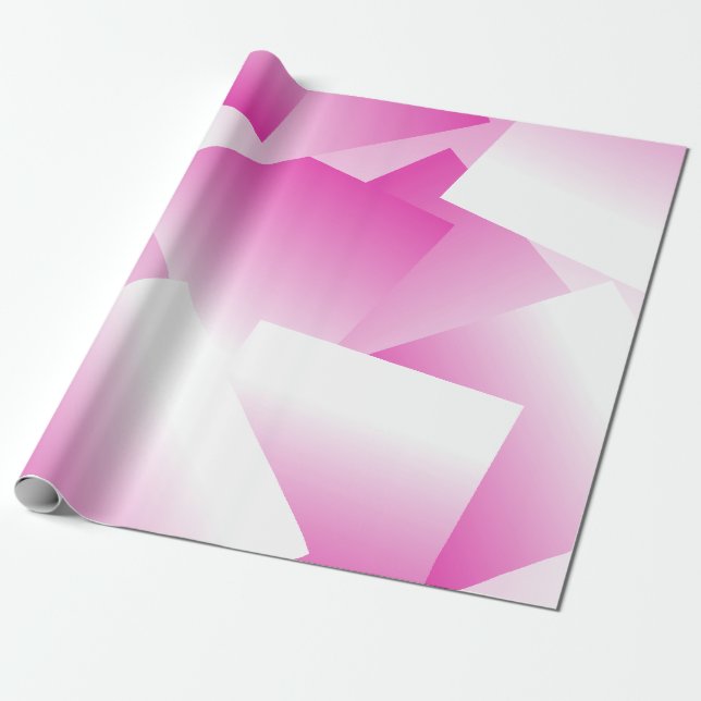 Trendy Gradient Pink Moderne Elegante Vorlage Gesc Geschenkpapier (Ungerollt)