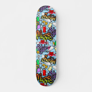 Trendy Graffiti Art Pattern Skateboard