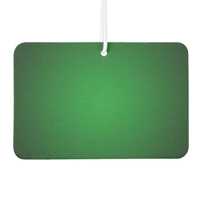Trendy Grainy Green-Black Vignette Autolufterfrischer (Vorderseite)