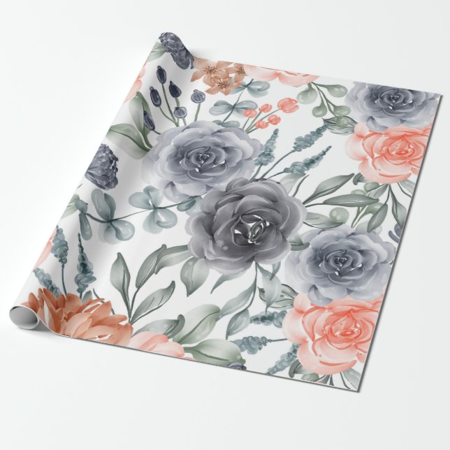 trendy grau geschenkpapier (Ungerollt)