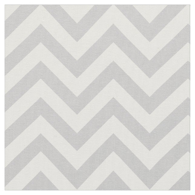 Trendy Gray Zickzack Pattern Stoff (Nahaufnahme)
