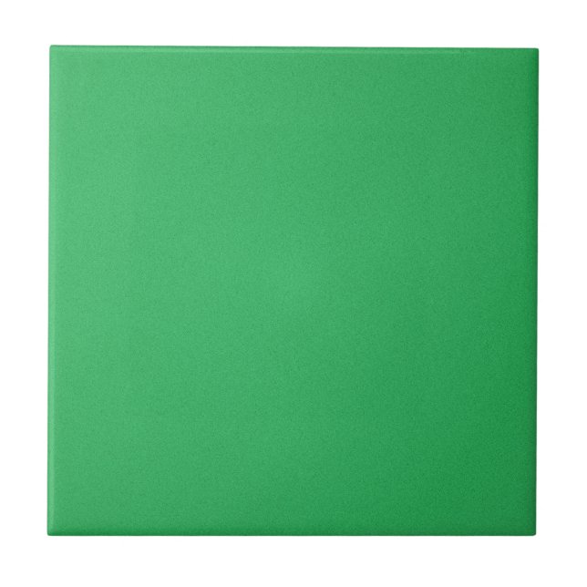 Trendy Green Grainy Background Fliese (Vorderseite)