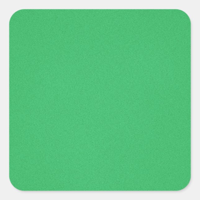 Trendy Green Grainy Background Quadratischer Aufkleber (Vorderseite)