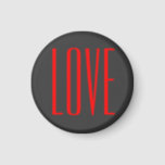 Trendy Grey Background Red Liebe Wedding Magnet<br><div class="desc">Sie können die Schriftart und Farben leicht ändern. Sie können auch Ihr Logo und das Hintergrundbild hinzufügen,  wie Sie möchten.</div>