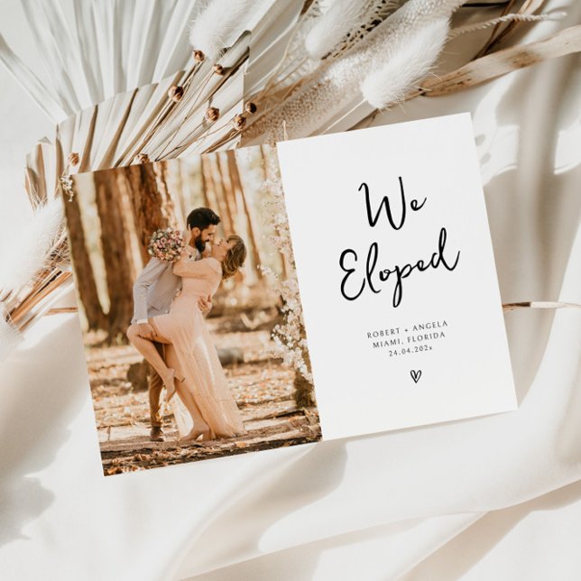 trendy haben wir Hochzeitsankündigung Dankeskarte (Von Creator hochgeladen)
