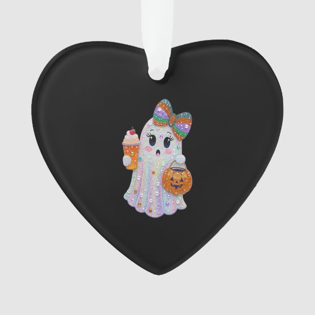 Trendy Halloween Rhinestones Ghost (devant)