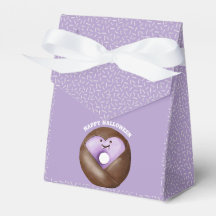 Trendy Halloween Spooky Heart Boo Ghost Donut