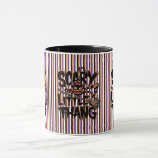 Trendy Halloween Zitat "Beängstigende Kleine Dinge Tasse