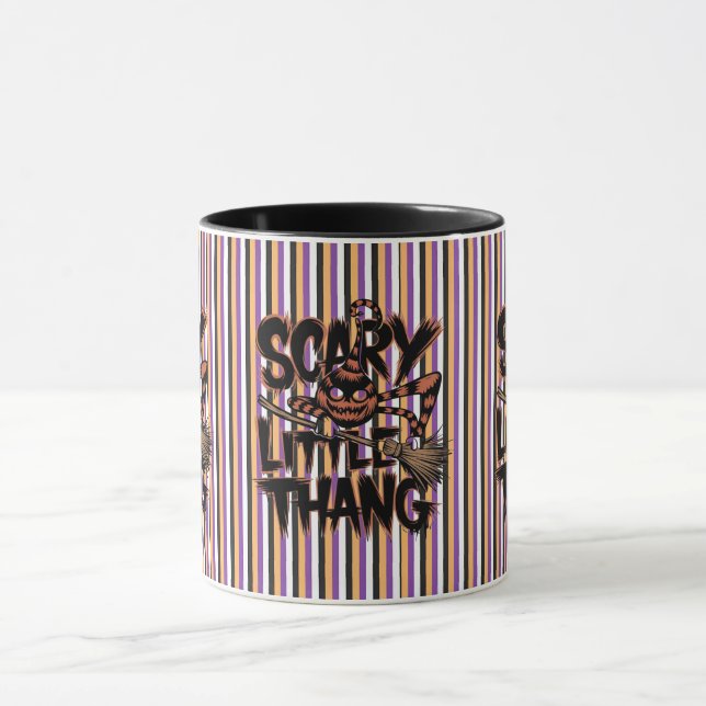 Trendy Halloween Zitat "Beängstigende Kleine Dinge Tasse (Zentrum)