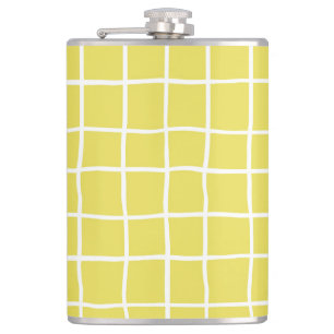 Trendy Hand Drawn Tiny Formen Flachmann