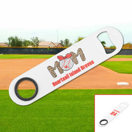 Trendy Hand gezeichnete Baseball-Mama Personalisie Speed Flaschenöffner