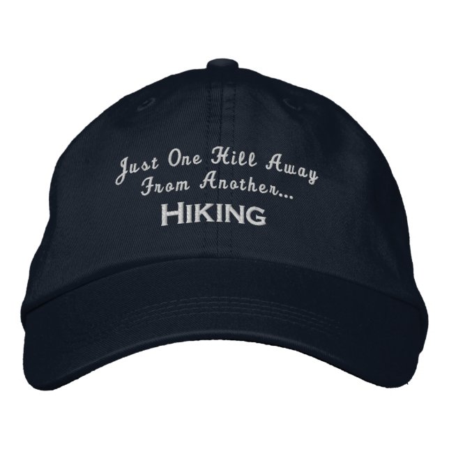 Trendy Hiking Cap - Bestickte Baseballkappe (Vorderseite)