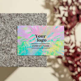 Trendy Hologram Esthetician Instagram folgen Visitenkarte