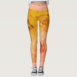 Trendy Hot Leggings - feines Muster, stylisches Fa