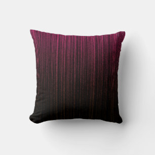 Trendy Hot Pink und Black Kissen