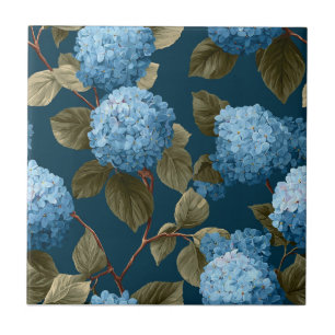 Trendy Hydrangeas Fliesen für das Badezimmer