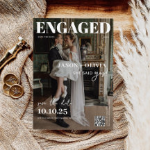 Trendy in Style Magazine Cover Wedding