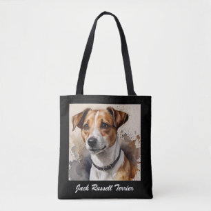 Trendy Jack Russell Terrier Ihren Namen individuel Tasche