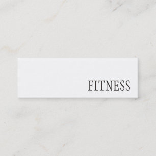 Trendy kreative Fitness-Sport-Geschäfts-Karte Mini Visitenkarte