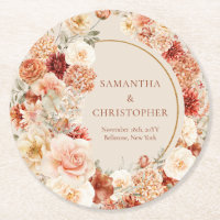 Trendy Kupferrot und bordeauxfarbene Blume Salbei
