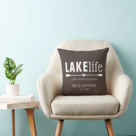Trendy Lake Life Paddles Kissen