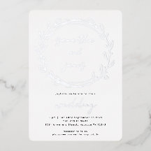 Trendy Laurel Leaf Qr Code Script Wedding Real