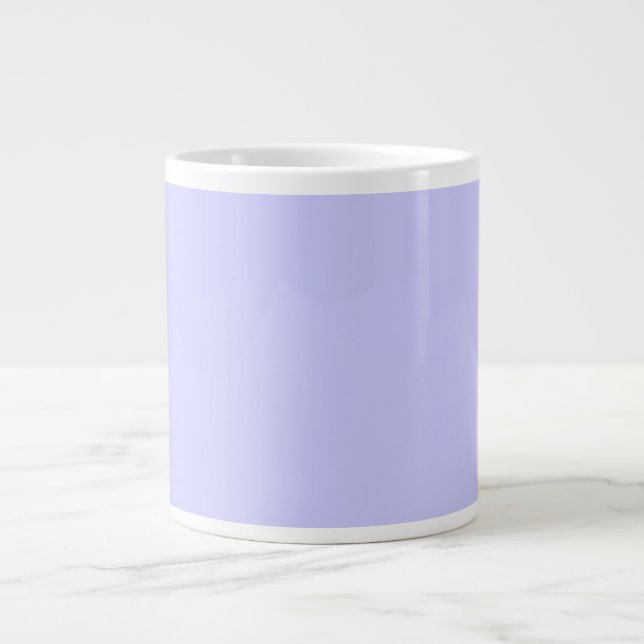 Trendy Lavender Farbe bereit für die Anpassung Jumbo-Tasse (Vorderseite)