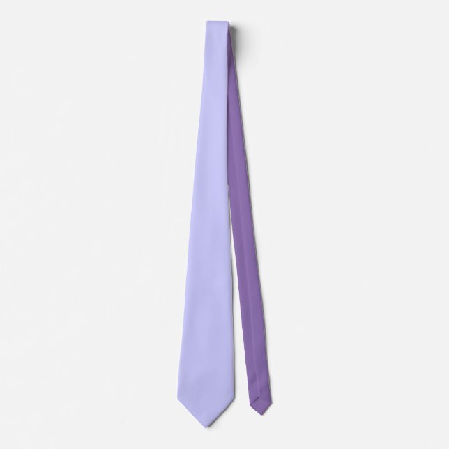 Trendy Lavender Farbe bereit für die Anpassung Krawatte (Vorderseite)