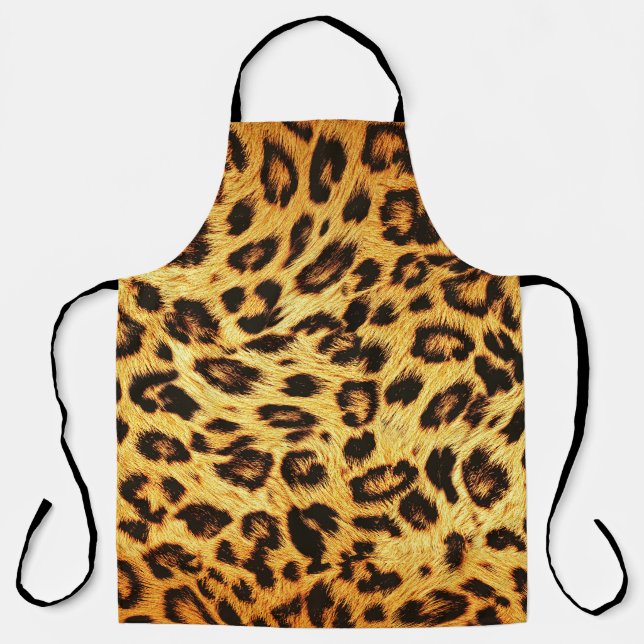 Trendy Leopard: Skin Design Pattern. Schürze (Vorderseite)