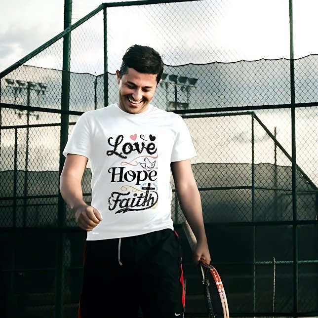 Trendy Liebe Hope Faith T - Shirt (Von Creator hochgeladen)