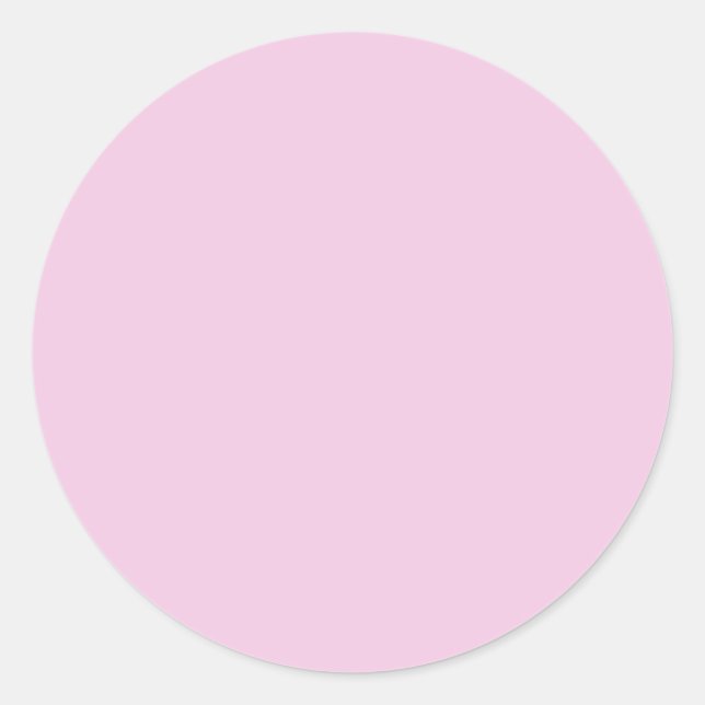 Trendy Light Blush Pink Aufkleber (Vorderseite)