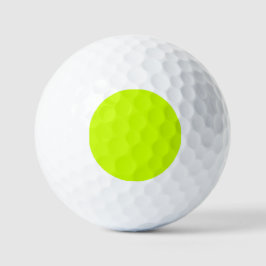 Trendy Limon Zest Solid Color Golfball