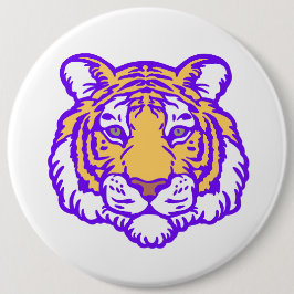 Trendy Louisiana Tigers Football Button - Gameday