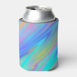 Trendy luxuriöse grün blaue lila Imitate holografi Dosenkühler