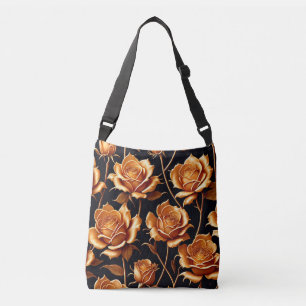 Trendy Luxury Boho Gold Rose Collection Tragetaschen Mit Langen Trägern