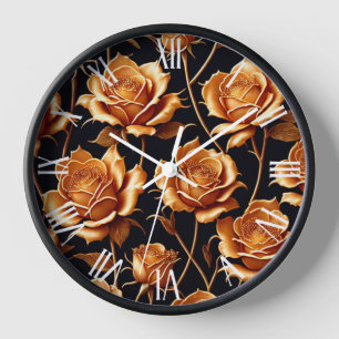 Trendy Luxury Boho Gold Rose Collection Uhr