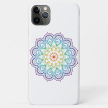 Trendy Mandala Datura Blume Pattern